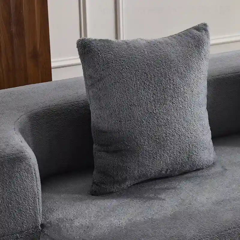 Canapé transformable polyvalent avec poufs-ottomans pour petits espaces