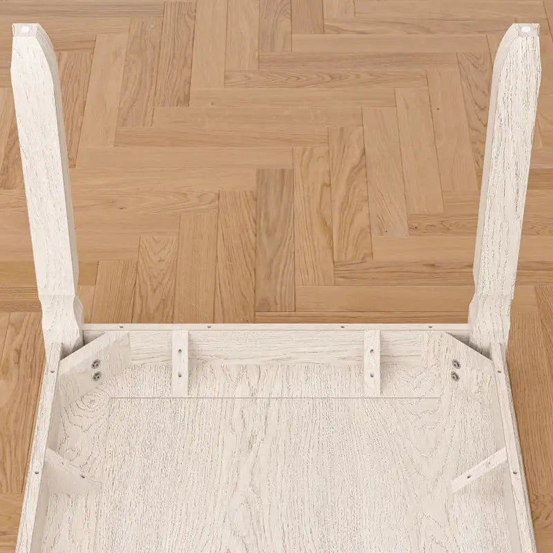 Table de salle à manger en bois massif gris, table de cuisine avec pieds carrés, table de salle à manger de style ferme
