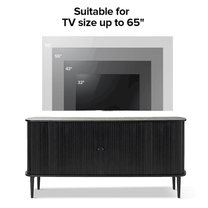 Enfilade de 160 cm de large avec étagère réglable par