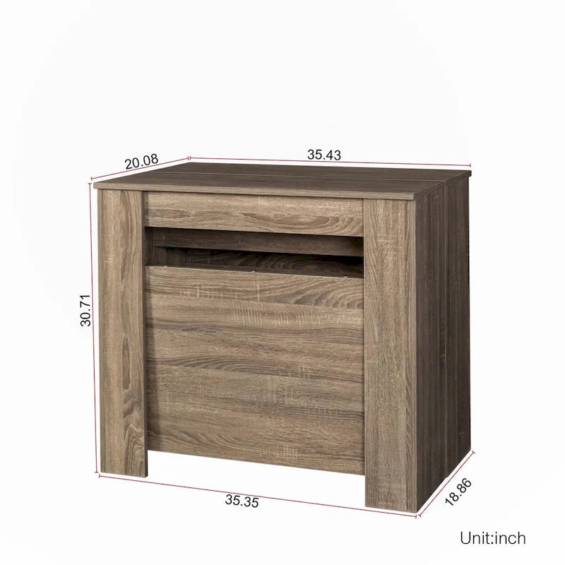 Console extensible multifonctionnelle 1 pièce