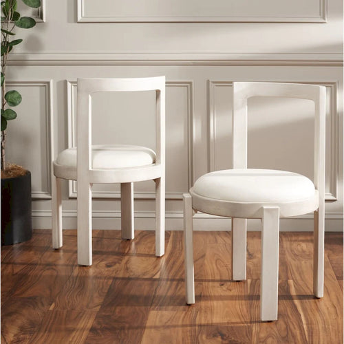 Chaise de salle à manger ronde de 19 pouces [LOT de 2] - 20Lx21Px33H