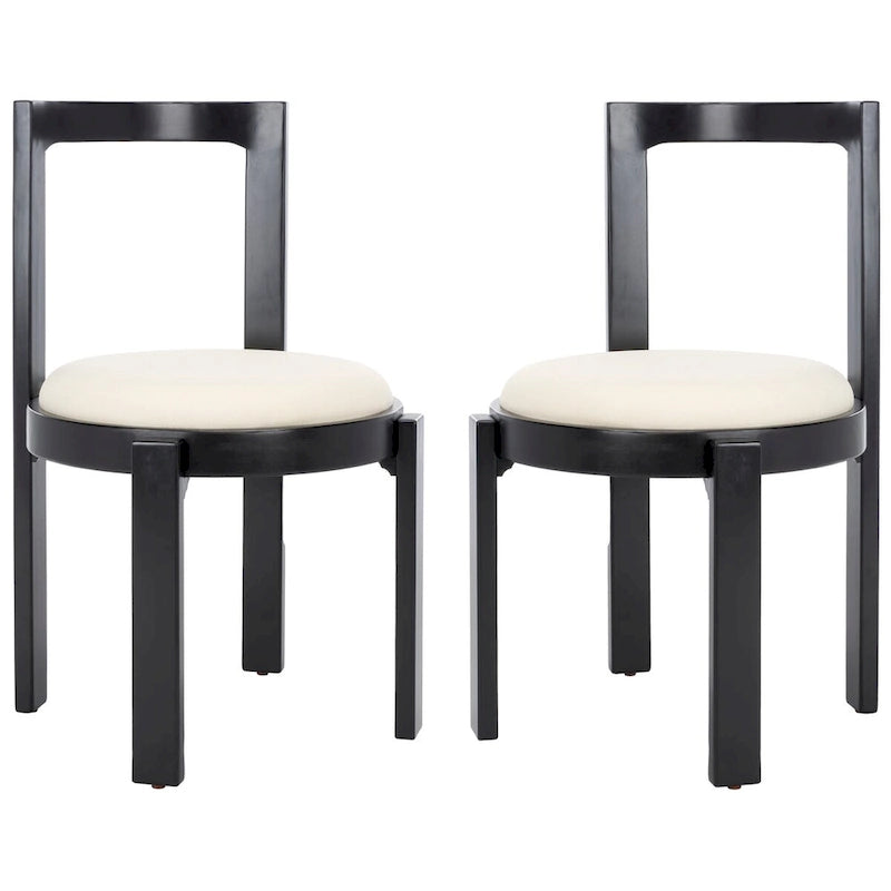 Chaise de salle à manger ronde de 19 pouces [LOT de 2] - 20Lx21Px33H