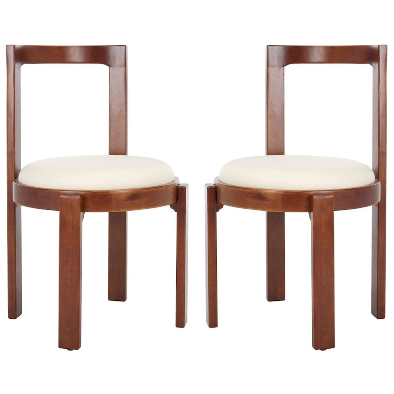 Chaise de salle à manger ronde de 19 pouces [LOT de 2] - 20Lx21Px33H